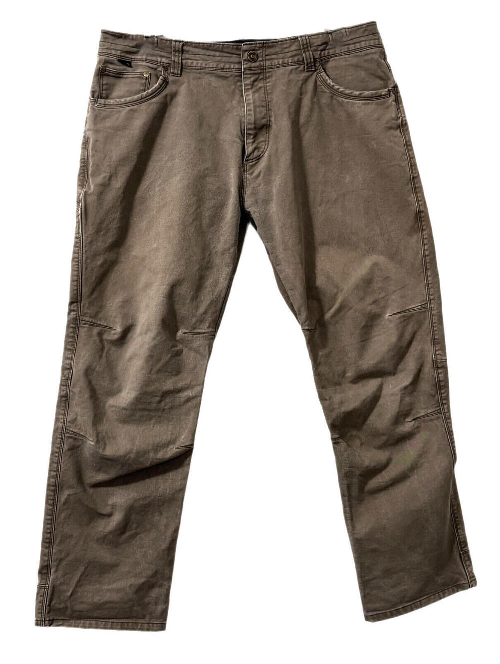 KUHL Ryder Vintage Patina Dy Pants Mens 38x29 Brown Rugged Heavyweight Workwear